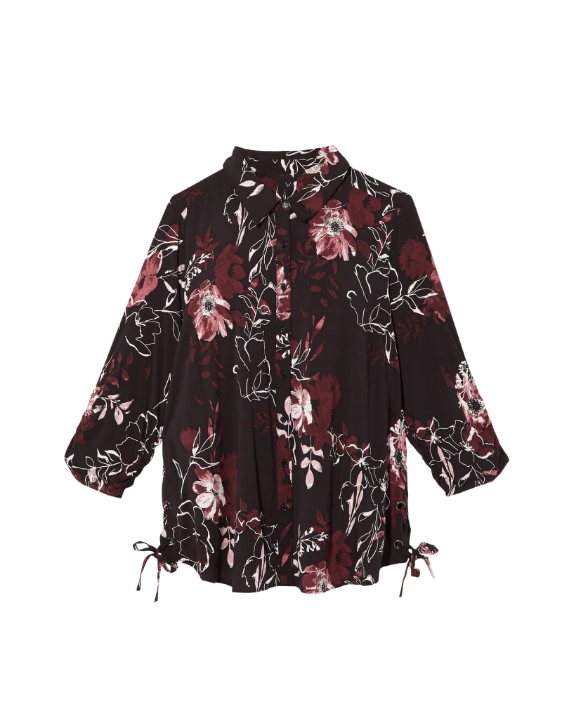 Front of plus size Hester Button Down by Prescott New York | Dia&Co | dia_product_style_image_id:140383